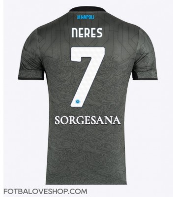 SSC Napoli David Neres #7 Alternativní Dres 2024-25 Krátký Rukáv